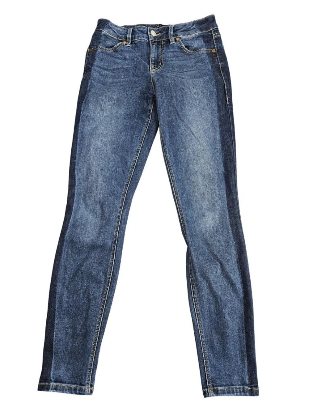 Level 99 Skinny Jeans Womens 26 Blue Med Wash Mid Rise Slim Stretch Denim